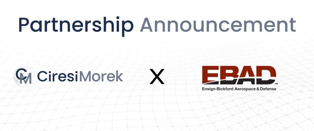 partnership announcement between CiresiMorek and EBAD